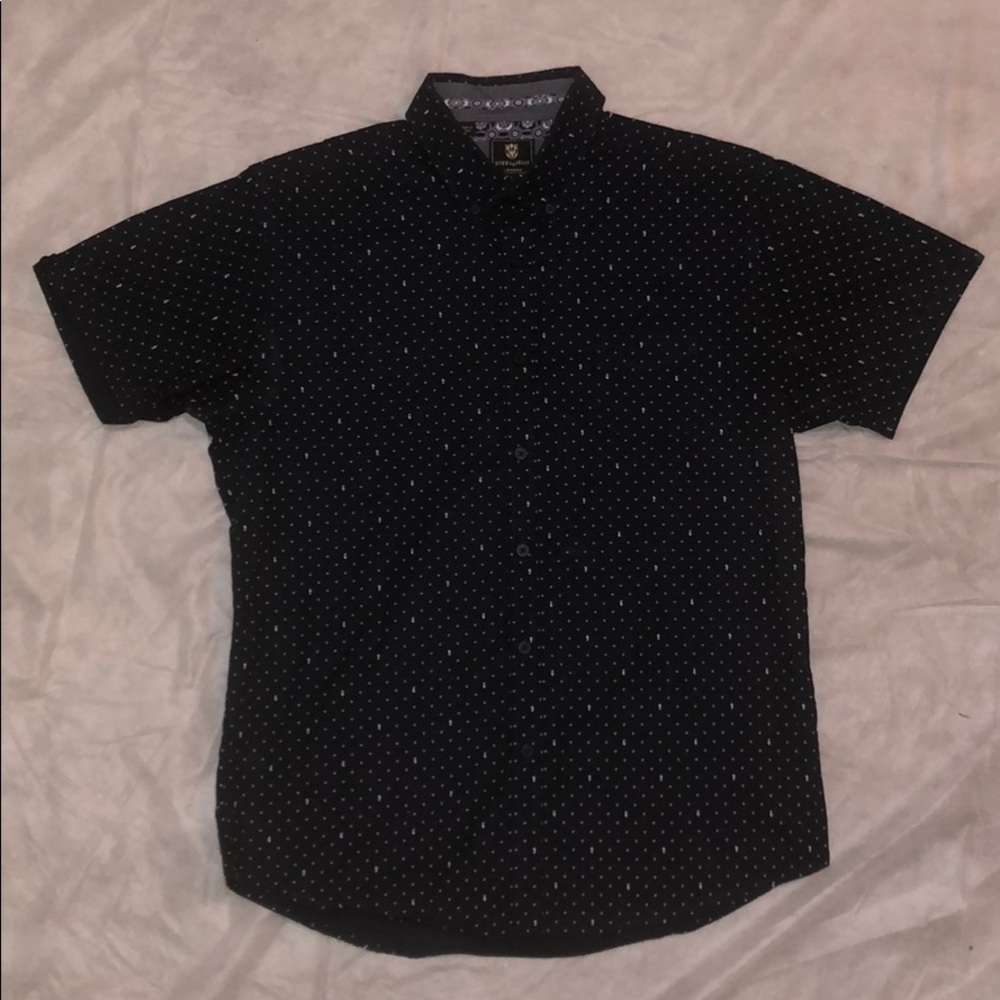 Short Sleeve Botton Down Collar Shirt